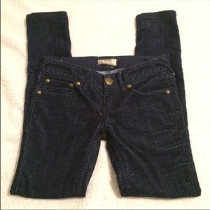 Free People Velvety Soft Skinny Jeans Zip ankle 25